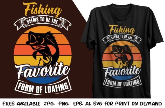 Download Fishing T Shirt Design and Printondemand - Printondemand Collection