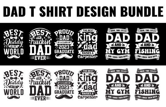Download Father and Dad T-shirt Design Bundle - Premium Bundle