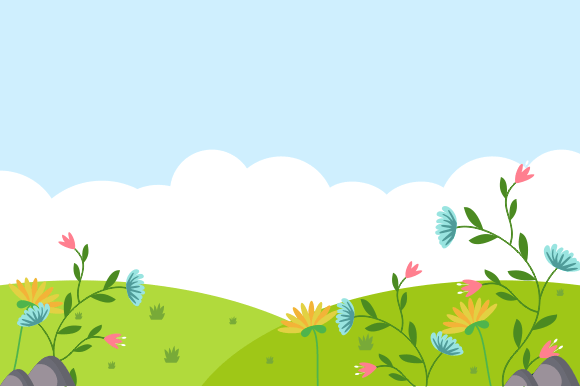 Download Natural Background with Flowers Vector - Natural background Collection