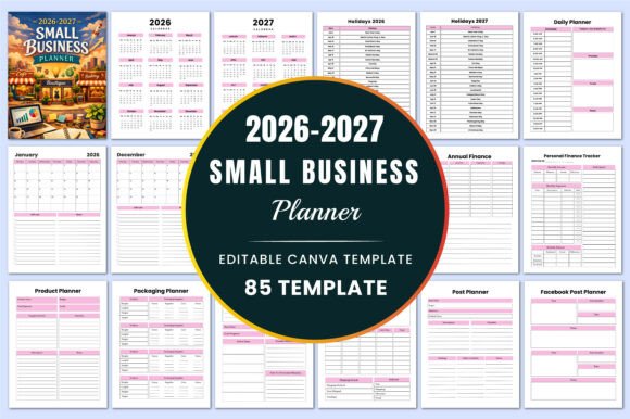 Download 2026–2027 Small Business Planner KDP - 2027 Collection
