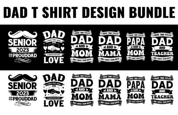 Download Father and Dad T-shirt Design Bundle - Premium Bundle