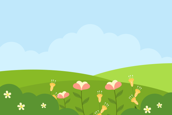 Download Natural Background with Flowers Vector - Natural background Collection