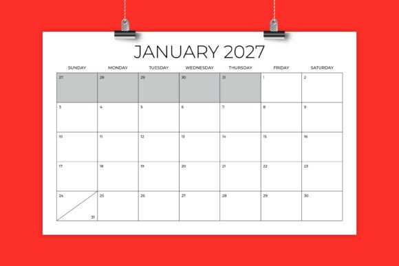 Download 2027 11 X 17 Inch Office Calendar - 2027 Collection
