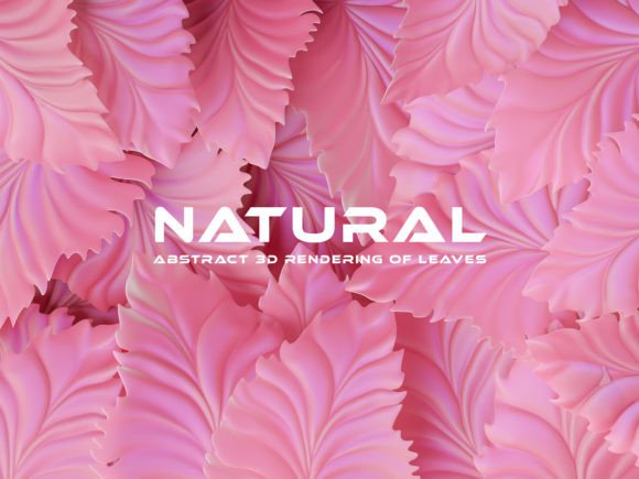 Download 3D Leaves Natural Background - Natural background Collection