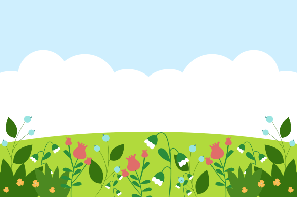 Download Natural Background with Flowers Vector - Natural background Collection