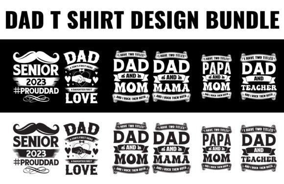 Download Father and Dad T-shirt Design Bundle - Premium Bundle