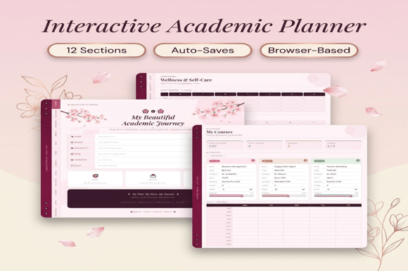 Download Pink Aesthetic Academic Planner 2027 - 2027 Collection