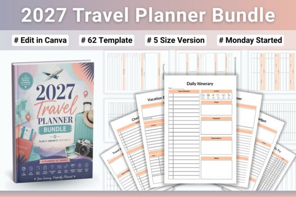 Download ✈️ 2027 Travel Planner Bundle - 2027 Collection